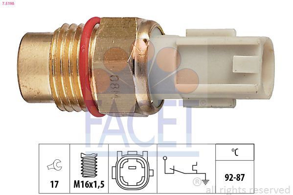 FACET 7.5198 - Temperaturschalter, K&uuml;hlerl&uuml;fter