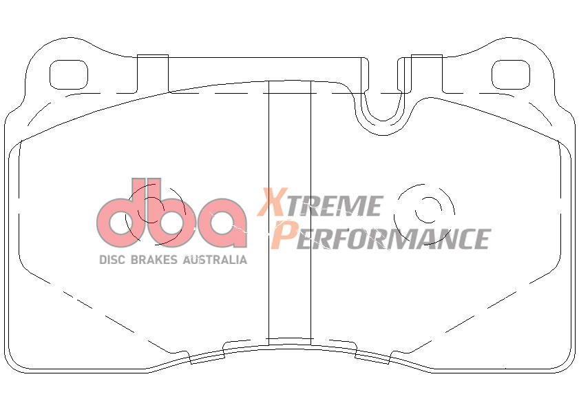 DBA XP PERFORMANCE BRAKE PADS [ Landrover RANGE ROVER VOGUE F ] - TecDoc Only