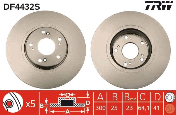 Brake Disc DF4432S