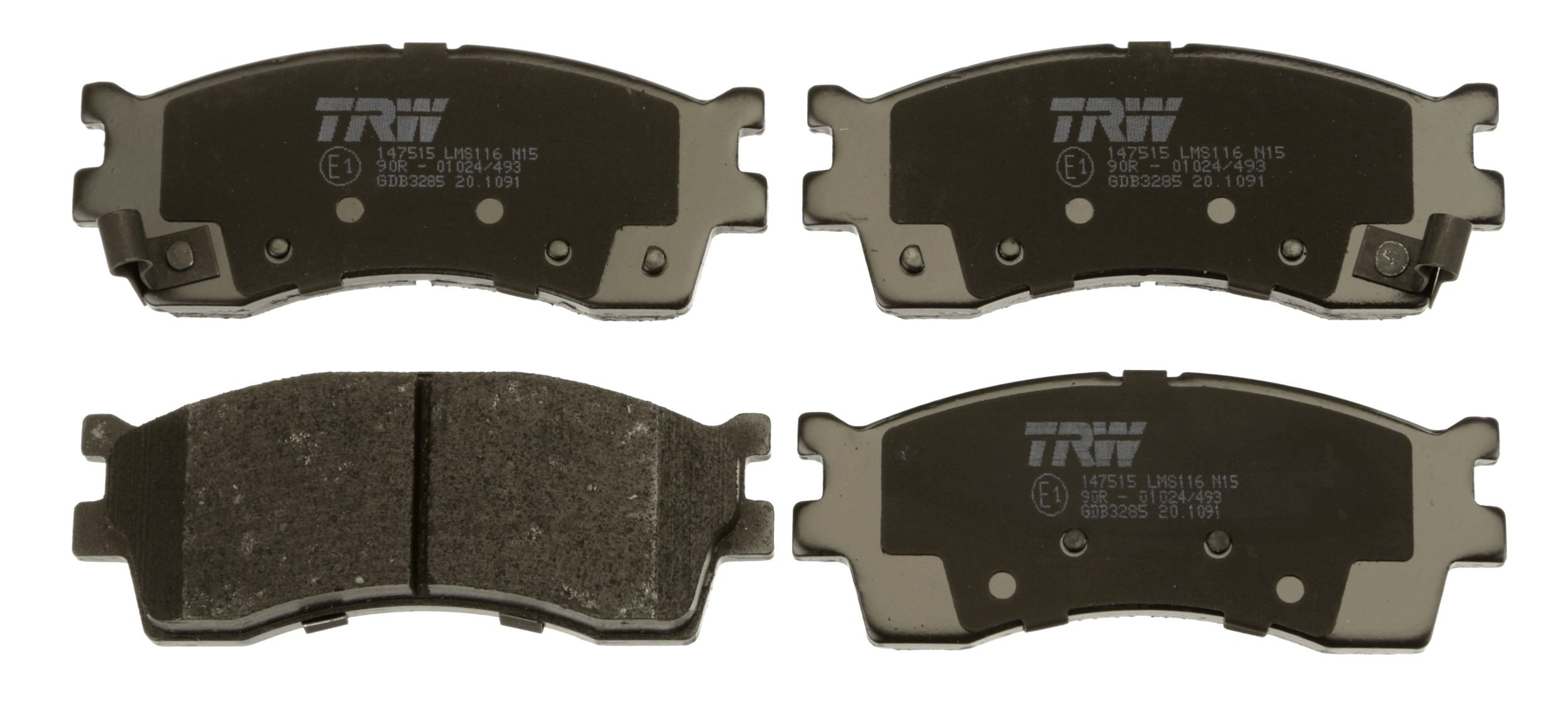 TRW DISC BRAKE PADS - TecDoc 2