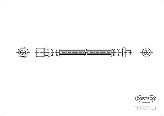 FLEXIBLE DE FREIN ROVER GROUP  0705