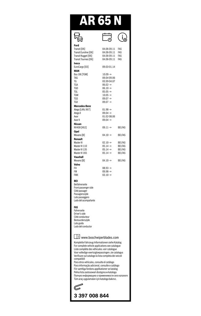 Wischblatt Wischblatt