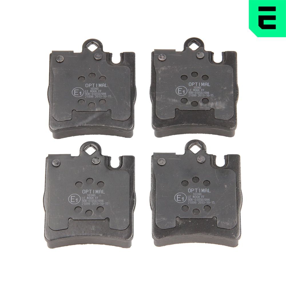 OPTIMAL BP-10340 - Bremsbelagsatz, Scheibenbremse