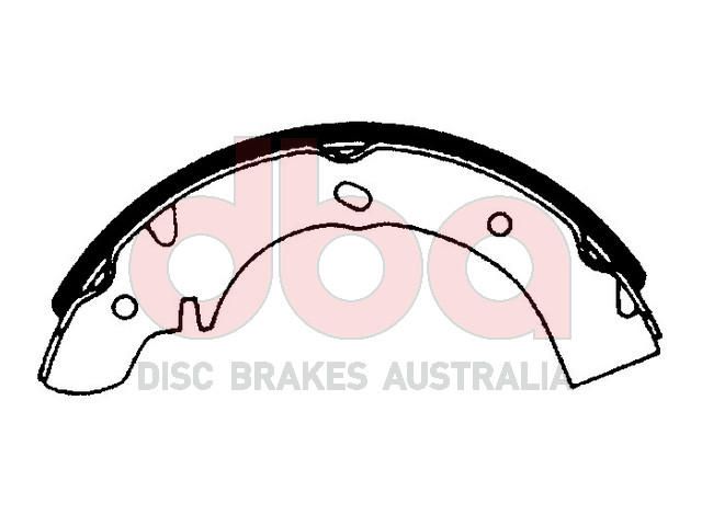 Street Series Brake Shoes [Mazda 254mm] - TecDoc Only