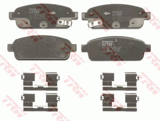 TRW DISC BRAKE PADS - TecDoc 2
