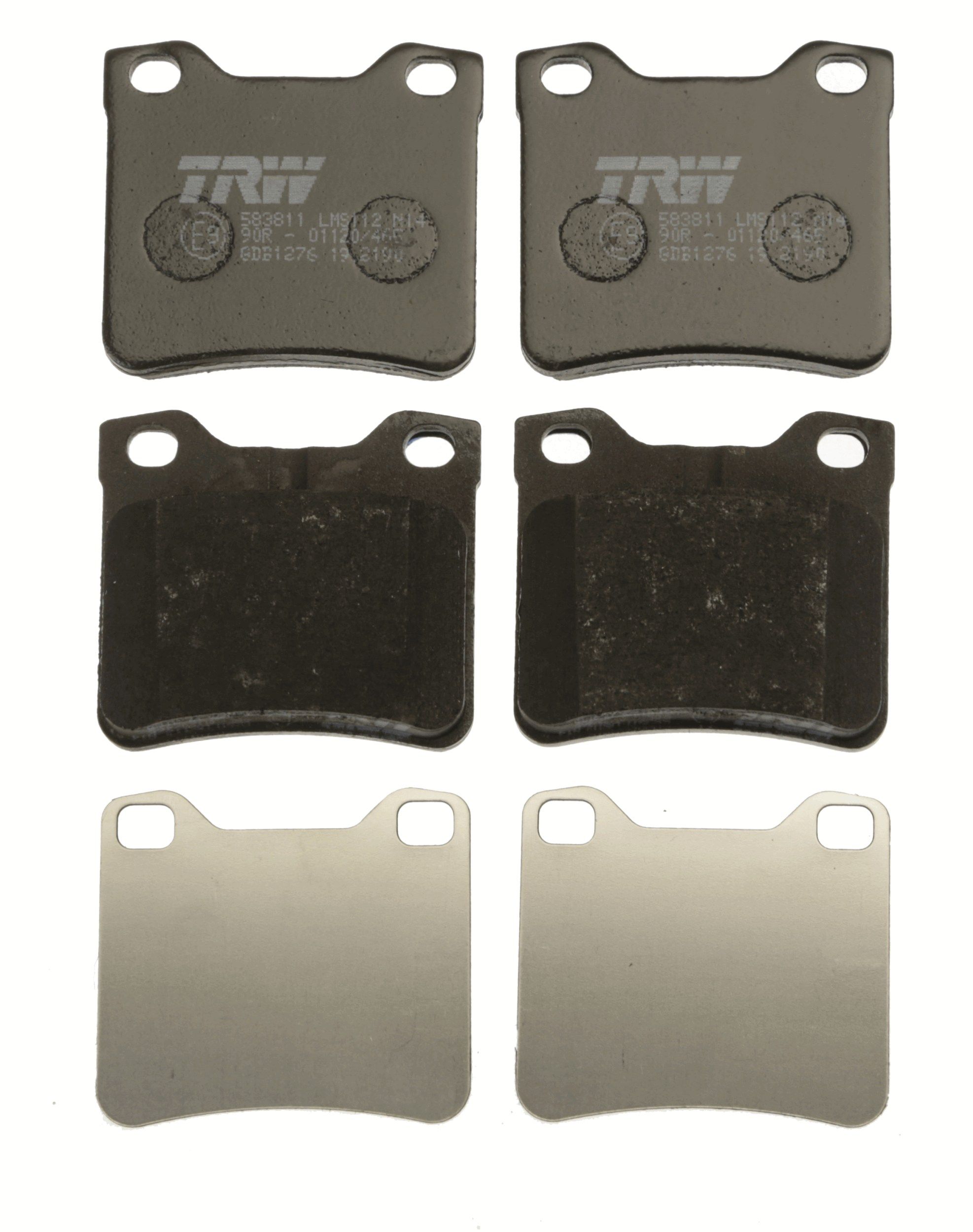 TRW DISC BRAKE PADS - TecDoc 2