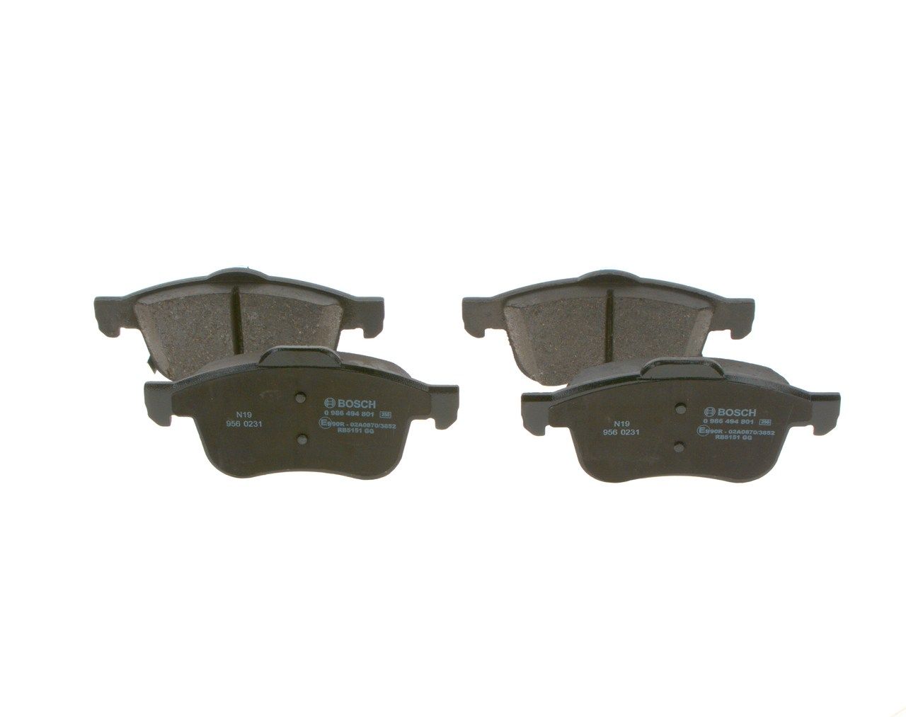 BOSCH 0 986 494 801 Brake Pad Set, disc brake