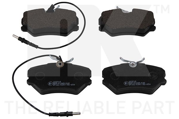 Bremsbelagsatz, Scheibenbremse