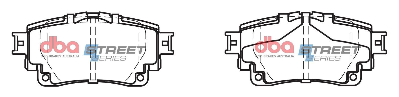 DBA SSEV STREET SERIES BRAKE PADS [ Toyota Corolla Hybrid 2018 On / Yaris Cross Hybrid 2020 On R ] - TecDoc Only