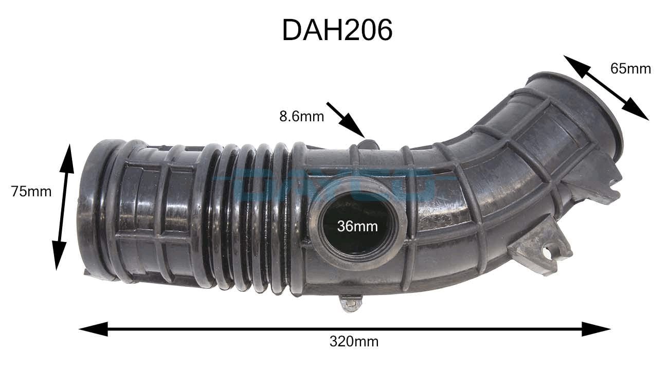 DAYCO AIR INTAKE HOSE HONDA - TecDoc Only