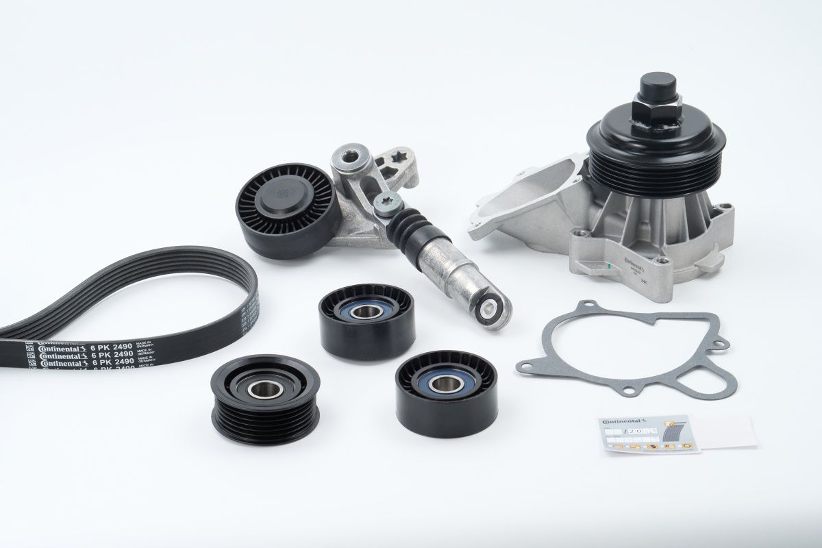 CONTINENTAL CTAM 6PK2490WP1 - Wasserpumpe + Keilrippenriemensatz