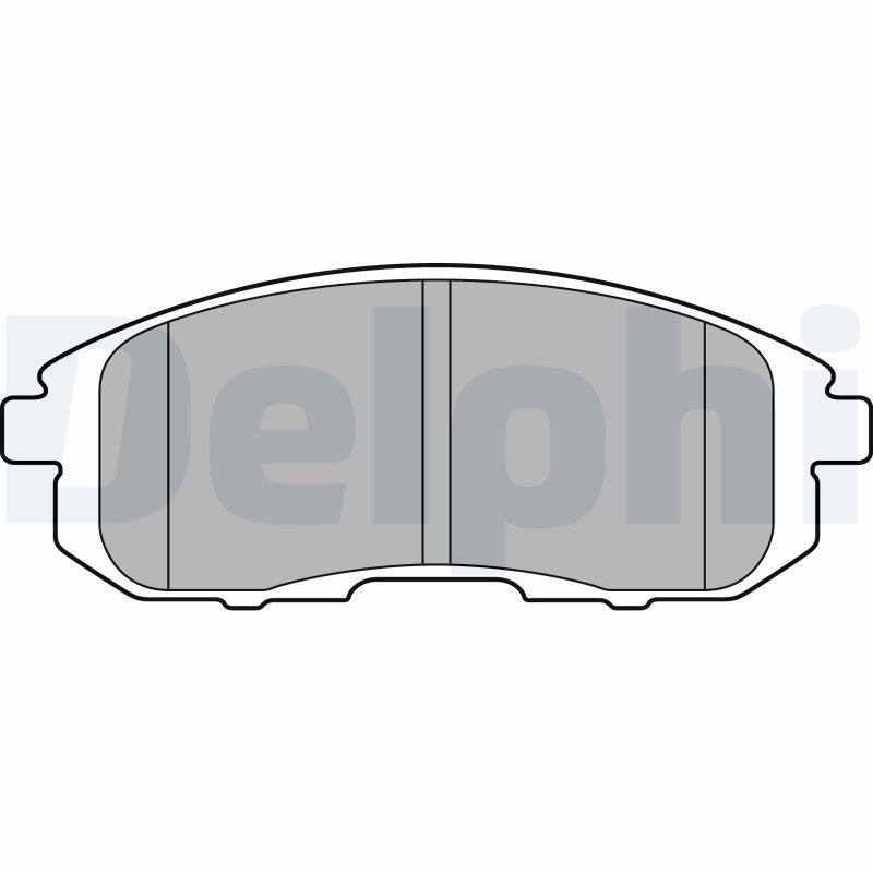 Brake Pad Set, disc brake LP2148