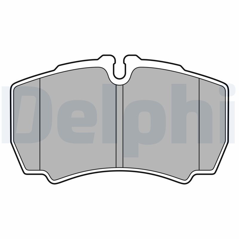 Brake Pad Set, disc brake LP3686