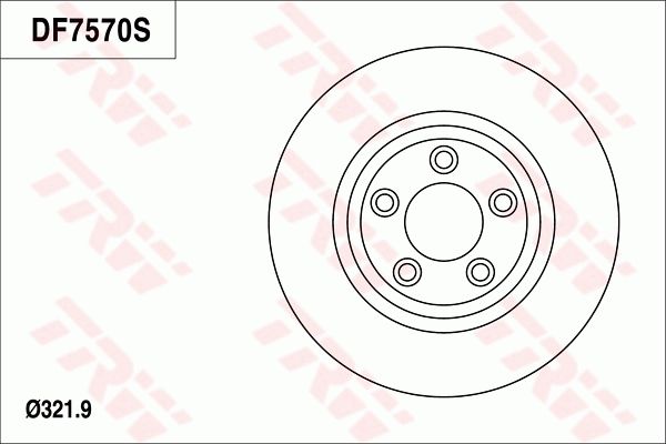 TRW BRAKE DISC - TecDoc Only