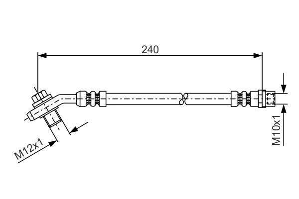 Brake Hose 1 987 476 332