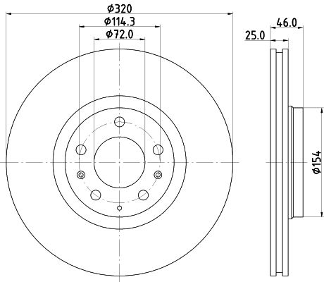 Brake Disc 8DD 355 114-491