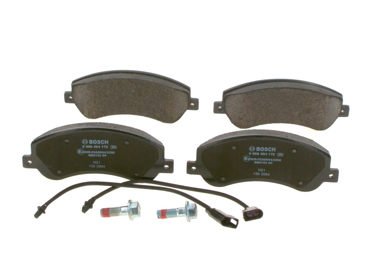 Brake Pad Set, disc brake 0 986 494 170