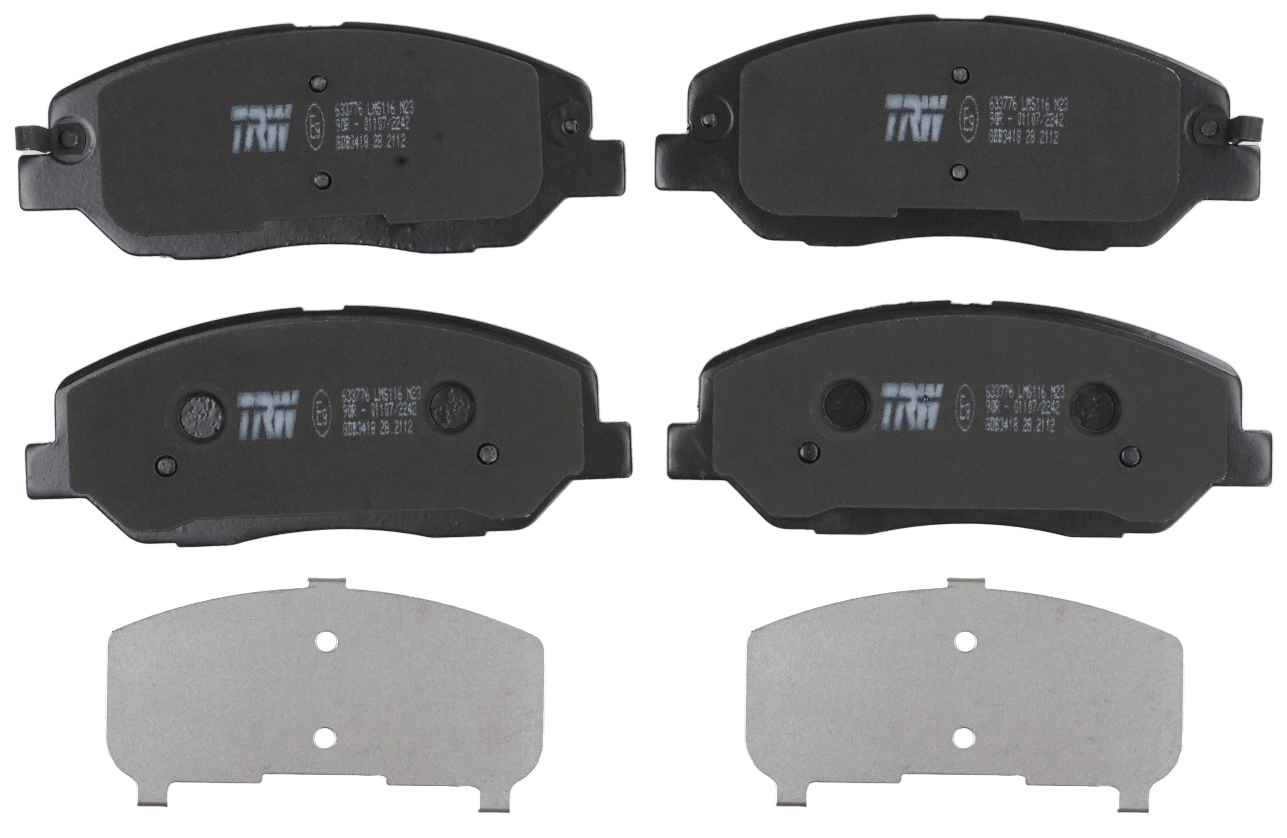TRW DISC BRAKE PADS - TecDoc 2