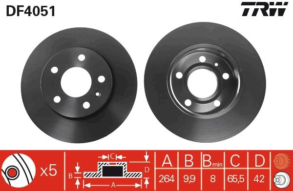 Brake Disc DF4051