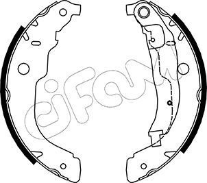 Brake Shoe Set 153-333