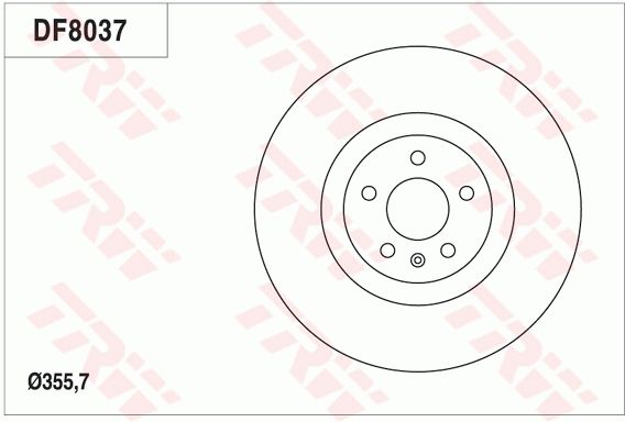 TRW BRAKE DISC - TWIN PACK - TecDoc Only