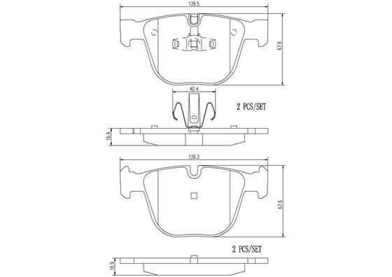BMW 520D GT F07 12-17 (RR) - TecDoc 1