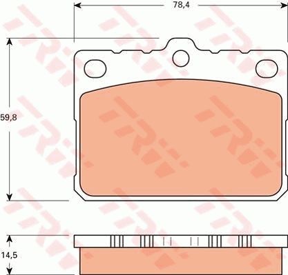 TRW DISC BRAKE PADS - TecDoc Only