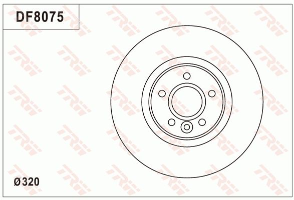TRW BRAKE DISC - TecDoc Only