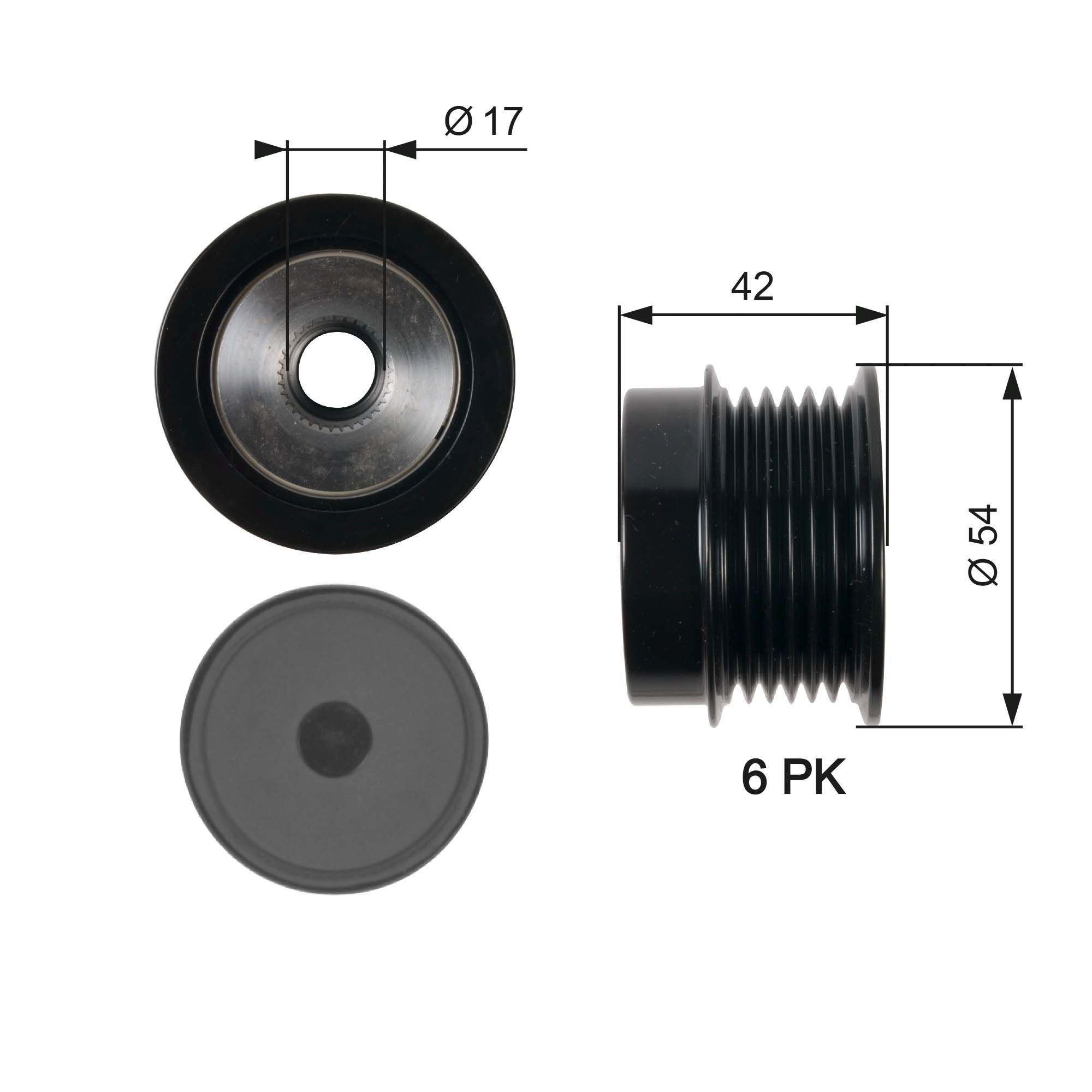 Alternator Freewheel Clutch OAP7035