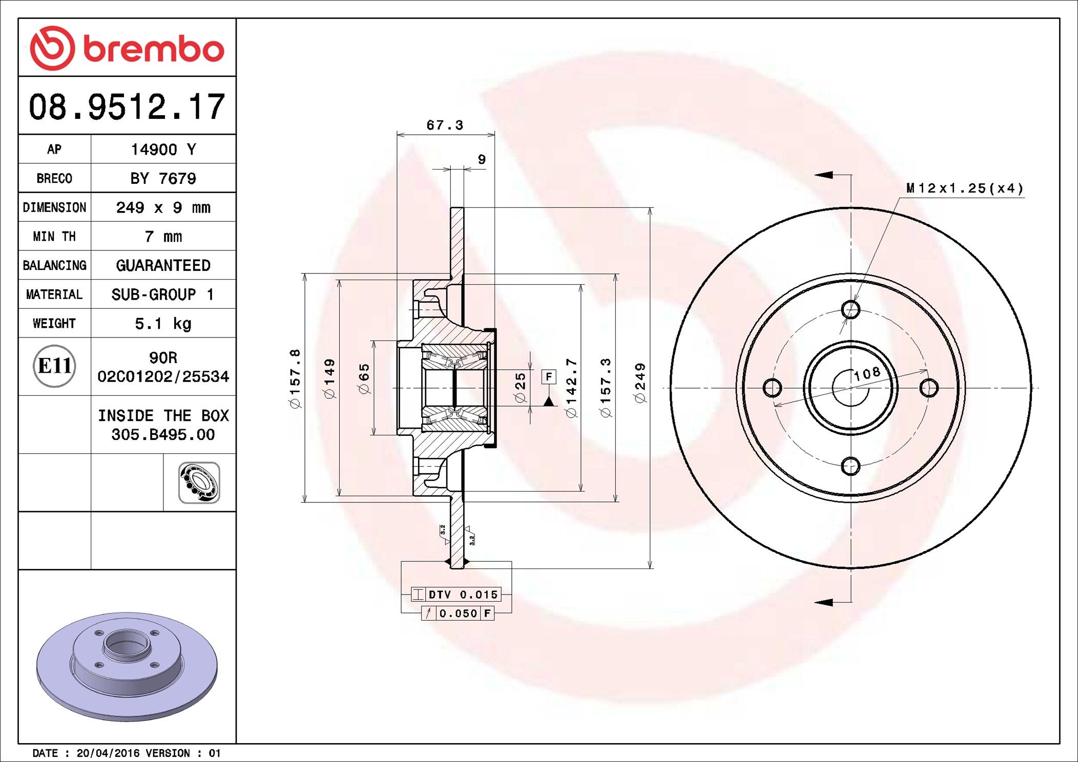 CITROEN C3 08- (RR) *Bearing kit - TecDoc 1