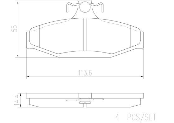 HOLDEN COMMODORE VS 95-00 (RR) - TecDoc 1