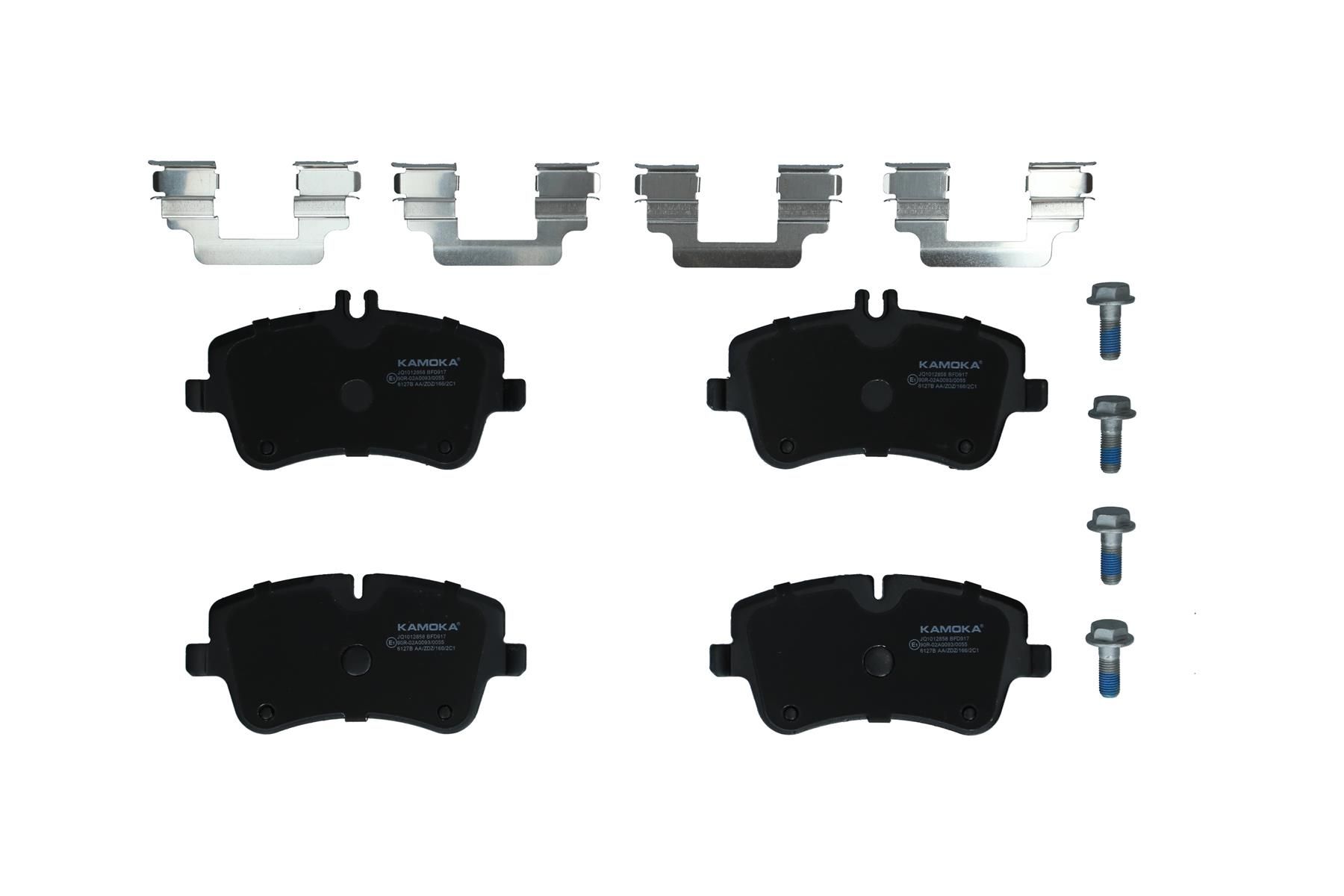 KAMOKA JQ1012858 - Bremsbelagsatz, Scheibenbremse