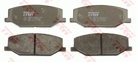 TRW DISC BRAKE PADS - TecDoc 2