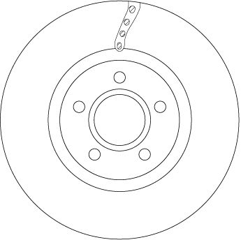 TRW BRAKE DISC - TWIN PACK - TecDoc 2