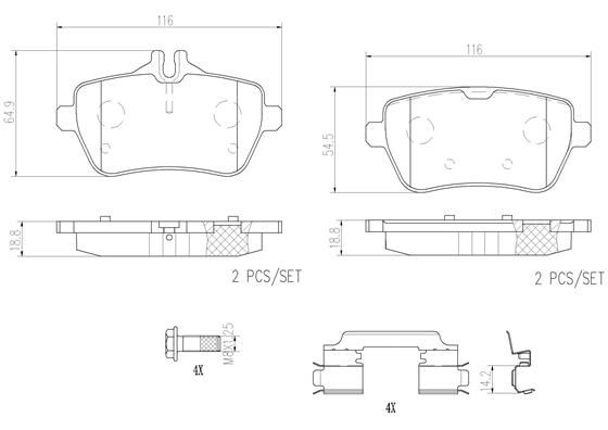 MERCEDES BENZ S350d W222 17-19 (RR) - TecDoc Only