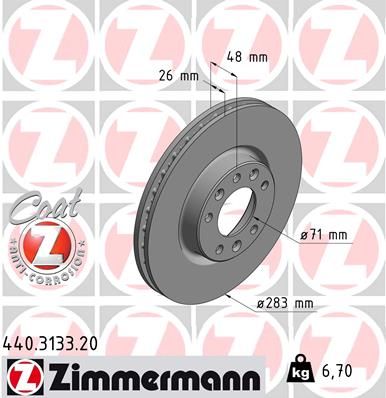 Brake Disc 440.3133.20