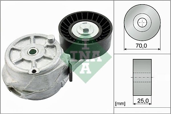 Belt Tensioner, V-ribbed belt 534 0547 10