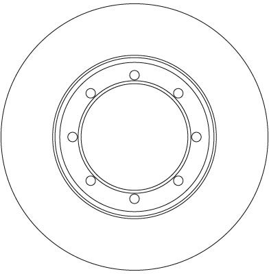 TRW BRAKE DISC - TWIN PACK - TecDoc 2