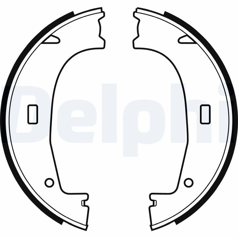 Brake Shoe Set, parking brake LS1704