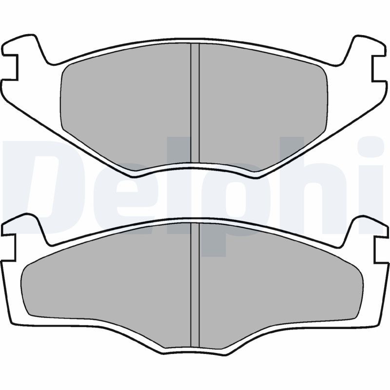 Brake Pad Set, disc brake LP420