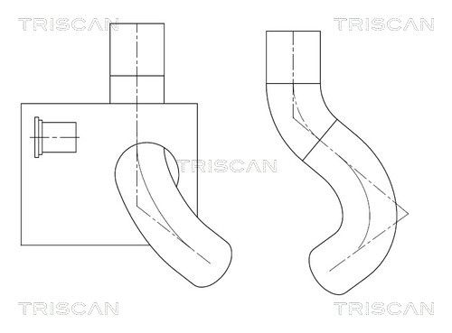 TRISCAN 8516 29067 Hydraulic Hose, steering