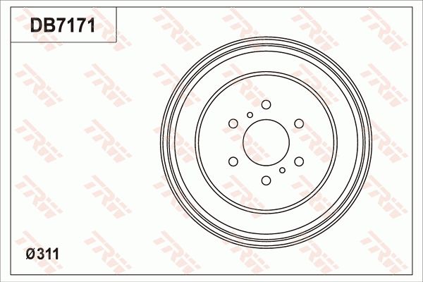 TRW BRAKE PAD SET, DISC BRAKE - TecDoc Only