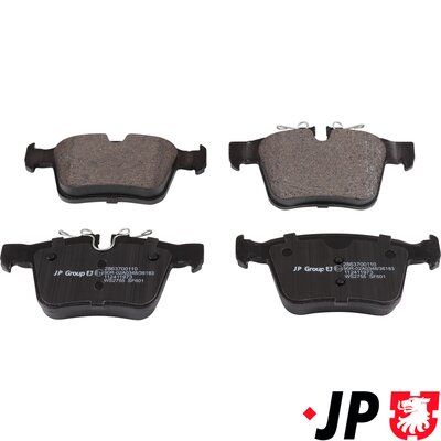 Bremsbelagsatz, Scheibenbremse