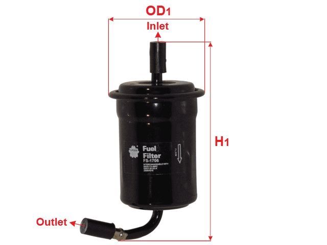 FUEL FILTER FITS Z309 - TecDoc Only