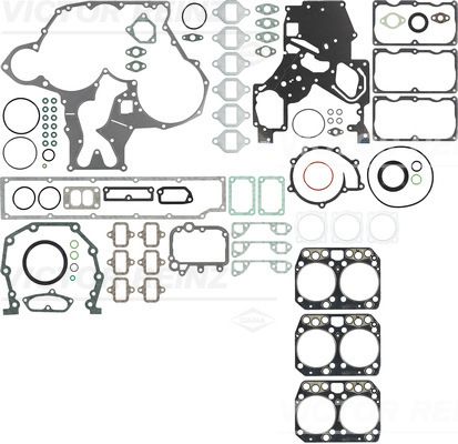 Juego completo de empaques, motor