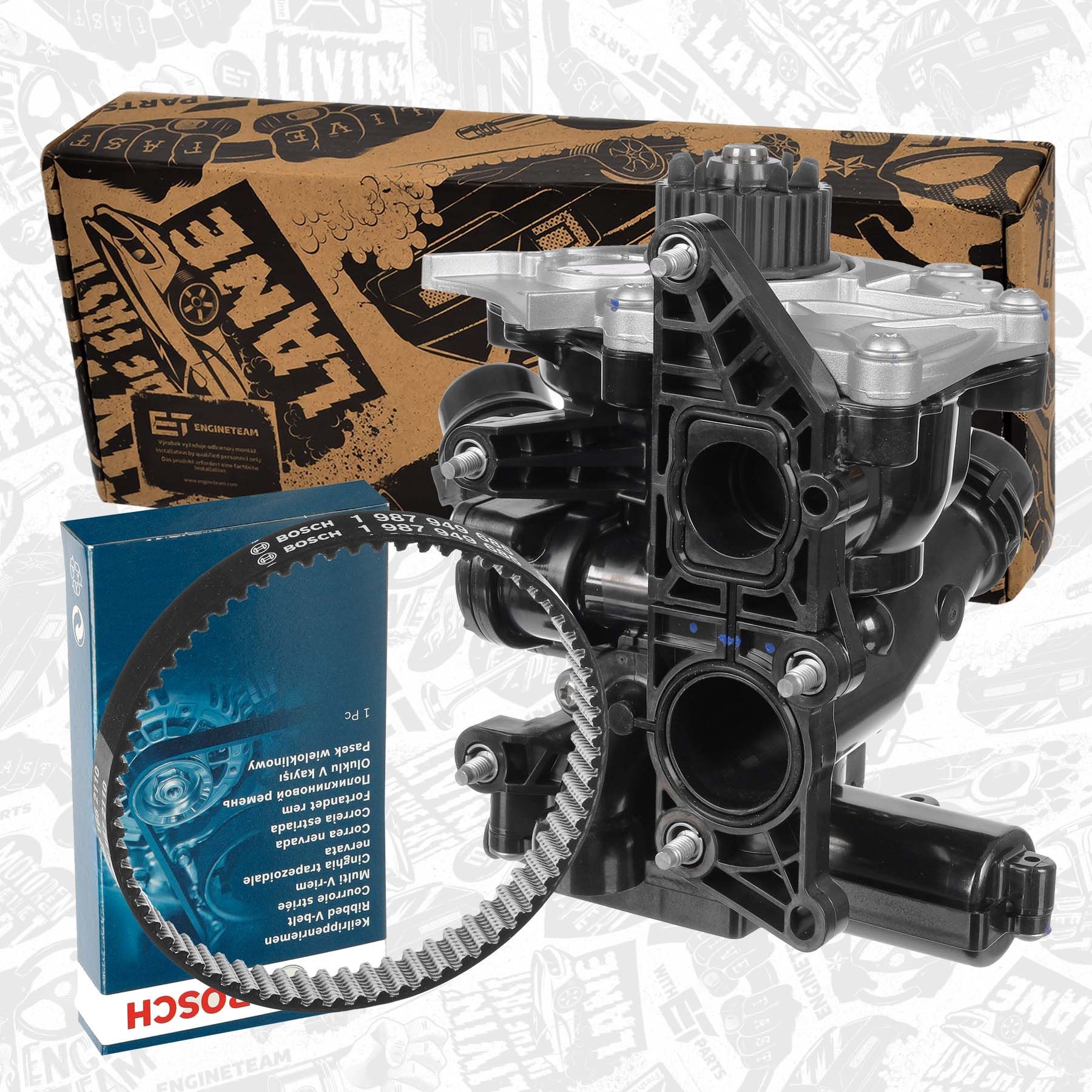 Wasserpumpe, Motorkühlung