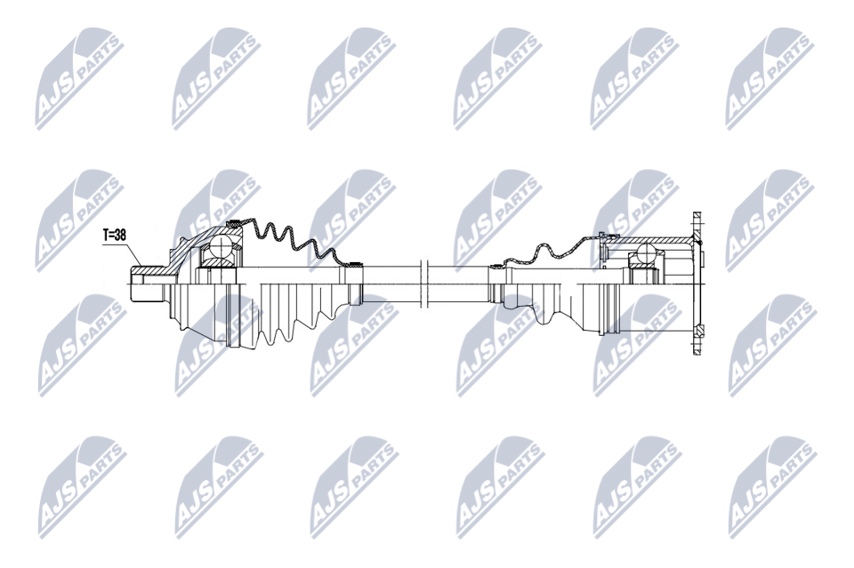 NTY NPW-AU-057 - Antriebswelle