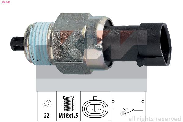 560 142 KW Made in Italy - OE Equivalent kapcsoló, tolatólámpa