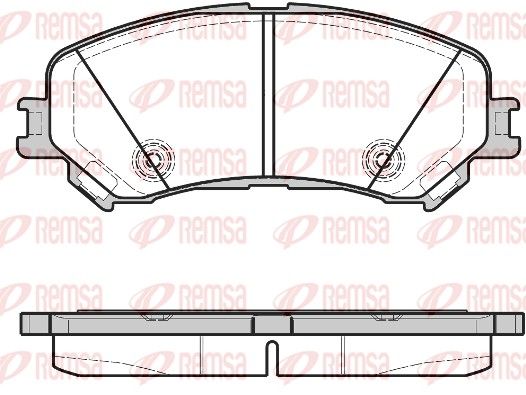 Brake Pad Set, disc brake 1318.20