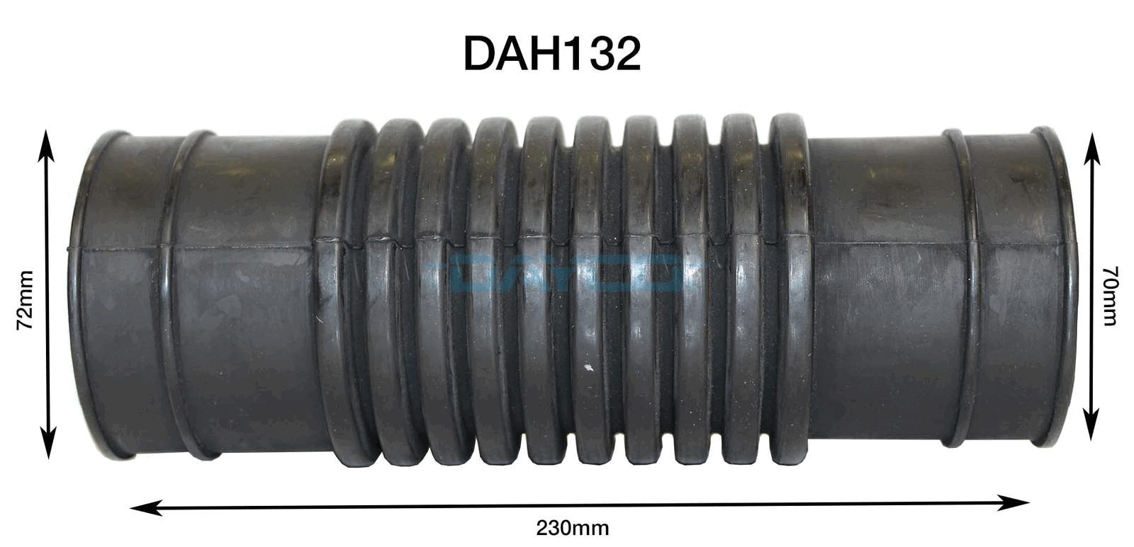 DAYCO AIR INTAKE HOSE TOYOTA - TecDoc Only